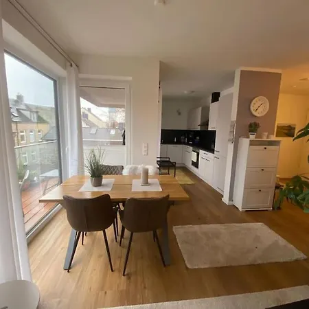 Moderne Penthouse Wohnung Schleswig Exterior photo