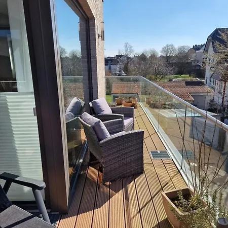 Moderne Penthouse Wohnung Schleswig Exterior photo
