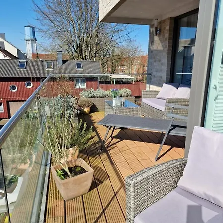 Moderne Penthouse Wohnung Schleswig Exterior photo
